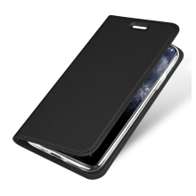 Pouzdro DUX DUCIS pro Apple iPhone 11 Pro - stojánek + prostor pro platební kartu - černé