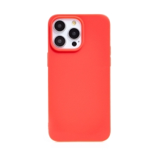 Kryt pre Apple iPhone 15 Pro Max - gumový - červený