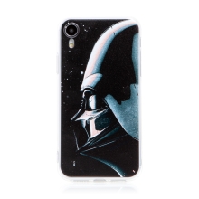 Kryt STAR WARS pre Apple iPhone Xr - Darth Vader - gumový - čierny