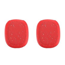 Kryty náušníků pro Apple AirPods Max - silikonové - červené