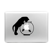 Samolepka ENKAY Hat-Prince na Apple MacBook - kočka & akvárium