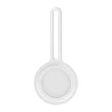 Kryt / obal pro Apple AirTag - barevné poutko - silikonový - bílý