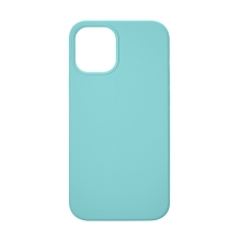 Kryt TACTICAL Velvet Smoothie pro Apple iPhone 12 Pro Max - příjemný na dotek - silikonový - azurově modrý