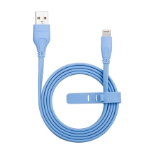 Synchronizační a nabíjecí kabel MOMAX - MFi Lightning pro Apple zařízení - modrý - 1m