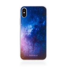 Kryt BABACO pro Apple iPhone X / Xs - gumový - galaxie