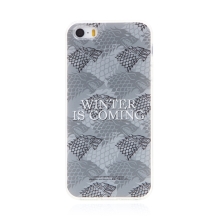 Kryt Game of Thrones pre Apple iPhone 5 / 5S / SE - Zima prichádza - gumový