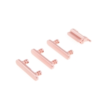Sada bočných tlačidiel pre Apple iPhone 7 Plus (Power + Volume + Mute) - Rose Gold pink - A+ kvalita