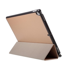 Pouzdro / kryt pro Apple iPad Pro 12,9" / 12,9" (2017) - integrovaný stojánek - umělá kůže - zlaté