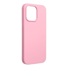 Kryt FORCELL pro Apple iPhone 14 Pro Max - příjemný na dotek - silikonový - růžový