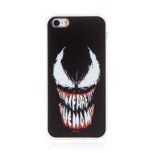 Kryt MARVEL pre Apple iPhone 5 / 5S / SE - Venom - gumový - čierny