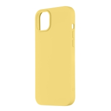 Kryt TACTICAL Velvet Smoothie pro Apple iPhone 14 Plus - příjemný na dotek - silikonový - banánově žlutý
