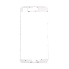 Rámček predného panela pre Apple iPhone 8 Plus - plastový - biely - kvalita A+