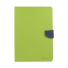 Pouzdro MERCURY Fancy Diary pro Apple iPad 9,7 (2017-2018) - stojánek a prostor na doklady - zelené / modré