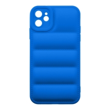 Kryt OBAL:ME Puffy pre Apple iPhone 11 - gumový - modrý