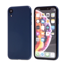 Kryt SULADA pro Apple iPhone Xr - gumový s magnetickým držákem - tmavě modrý