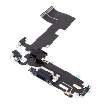 Napájecí a datový konektor s flex kabelem + mikrofony pro Apple iPhone 13 - modrý - kvalita A+