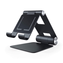Stojánek SATECHI R1 pro Apple iPhone / iPad / MacBook - hliníkový - černý