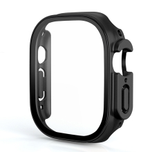 Tvrdené sklo + rámik pre Apple Watch Ultra 49 mm - čierne