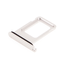 Nano SIM puzdro / šuplík pre Apple iPhone 14 / 14 Plus - strieborné - A+ kvalita