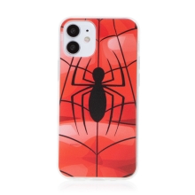 Kryt MARVEL pro Apple iPhone 12 mini - gumový - pavouk