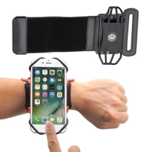 Sportovní pouzdro pro Apple iPhone - držák na paži - látkové / silikonové - černé