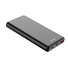 Externá batéria / powerbanka SWISSTEN Power Line - USB + USB-C - 10000 mAh - čierna