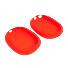Kryty náušníků pro Apple AirPods Max - silikonové - červené
