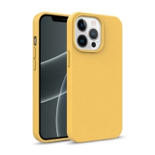 Kryt pro Apple iPhone 13 Pro - slaměné kousky - gumový - žlutý