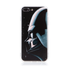 Kryt STAR WARS pre Apple iPhone 7 Plus / 8 Plus - Darth Vader - gumový - čierny
