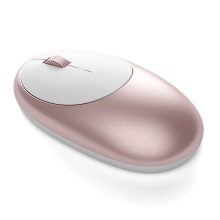 Myš optická bezdrátová SATECHI - Bluetooth 5.0 - USB-C nabíjení - Rose Gold růžová / bílá