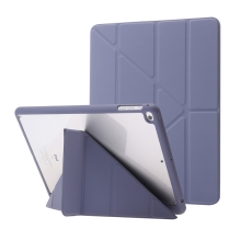 Puzdro pre Apple iPad 9,7" (2017 / 2018) / iPad Air 1 / 2 - origami stojan - levanduľovo fialové