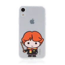 Kryt Harry Potter pre Apple iPhone Xr - gumový - Ron Weasley - priehľadný