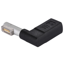 Redukcia / adaptér pre Apple MacBook - USB-C samica na MagSafe 1 + samec - čierna