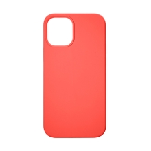 Kryt TACTICAL Velvet Smoothie pro Apple iPhone 12 Pro Max - příjemný na dotek - silikonový - chilli červený