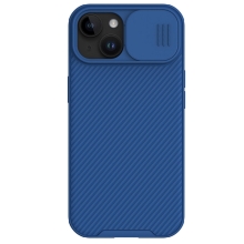 Kryt NILLKIN CamShield pro Apple iPhone 15 Plus - krytka fotoaparátu - podpora MagSafe - modrý