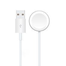 Magnetický nabíjecí kabel RHINOTECH - USB-A pro Apple Watch - 1m - bílý