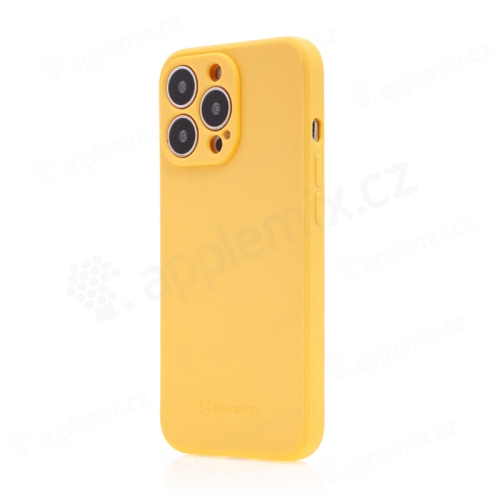 Kryt WOZINSKY Color pre Apple iPhone 13 Pro - silikónový - žltý