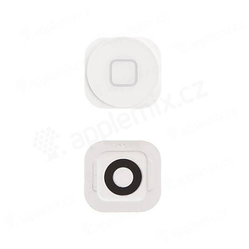 Tlačidlo Domov pre Apple iPod touch 5. generácie - biele - kvalita A+