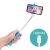 Selfie tyč / monopod - kabelová spoušť - konektor Lightning - modrá