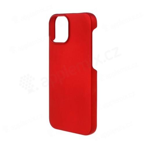 Kryt pre Apple iPhone 13 mini - mäkký povrch - plast - červený