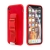 Kryt pre Apple iPhone Xr - Remienok / šnúrka - Gumový - Červený