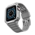 Kryt / pouzdro pro Apple Watch 44mm / 45mm - celotělové + řemínek - odolný - šedý / stříbrný