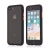 Kryt pro Apple iPhone 7 / 8 / SE (2020) - guma / plast - barevná tlačítka - černý