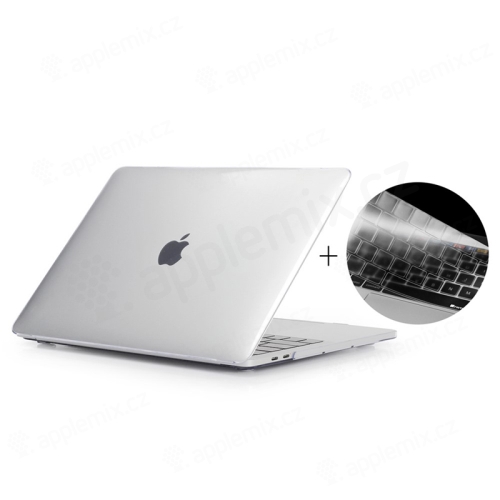 Obal / kryt ENKAY pro Apple Macbook Pro Retina 15" 2016-2019 (A1707, A1990) - model A1707, A1990 + kryt klávesnice - průhledný