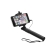 Teleskopická selfie tyč - káblový spúšťač - 3,5 mm jack - čierna