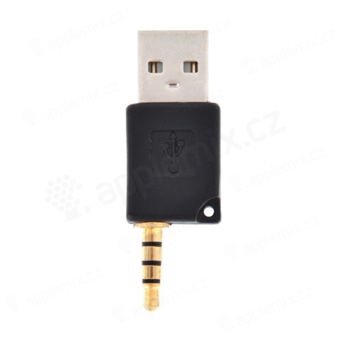 Mini USB datový a nabíjecí adaptér pro iPod Shuffle 2 - Černý