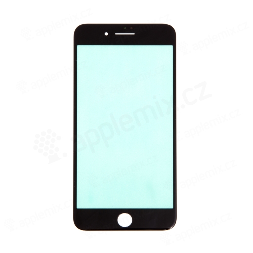Predné sklo pre Apple iPhone 8 Plus - čierne - Kvalita A+
