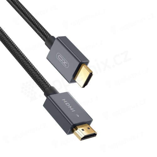 Prepojovací kábel XO HDMI-HDMI - podpora 8K - čierny - 3 m