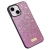 Kryt SULADA pre Apple iPhone 15 - trblietavý povrch - plast/guma - ružový