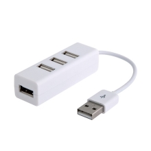 USB rozbočovač čtyřportový - bílý